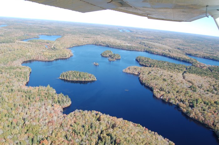 Immobilien Kanada Flug Four Island Lake Oktober 2013 (17)